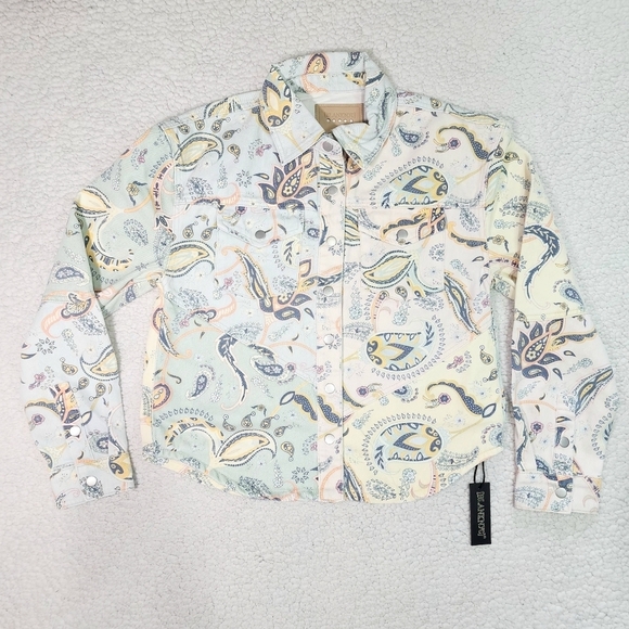 NWT Blanknyc X Free People Coming Through Paisley Jacket - Picture 4 of 6